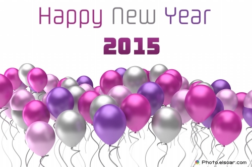 Happy-New-Year-2015-flying-colorful-balloons